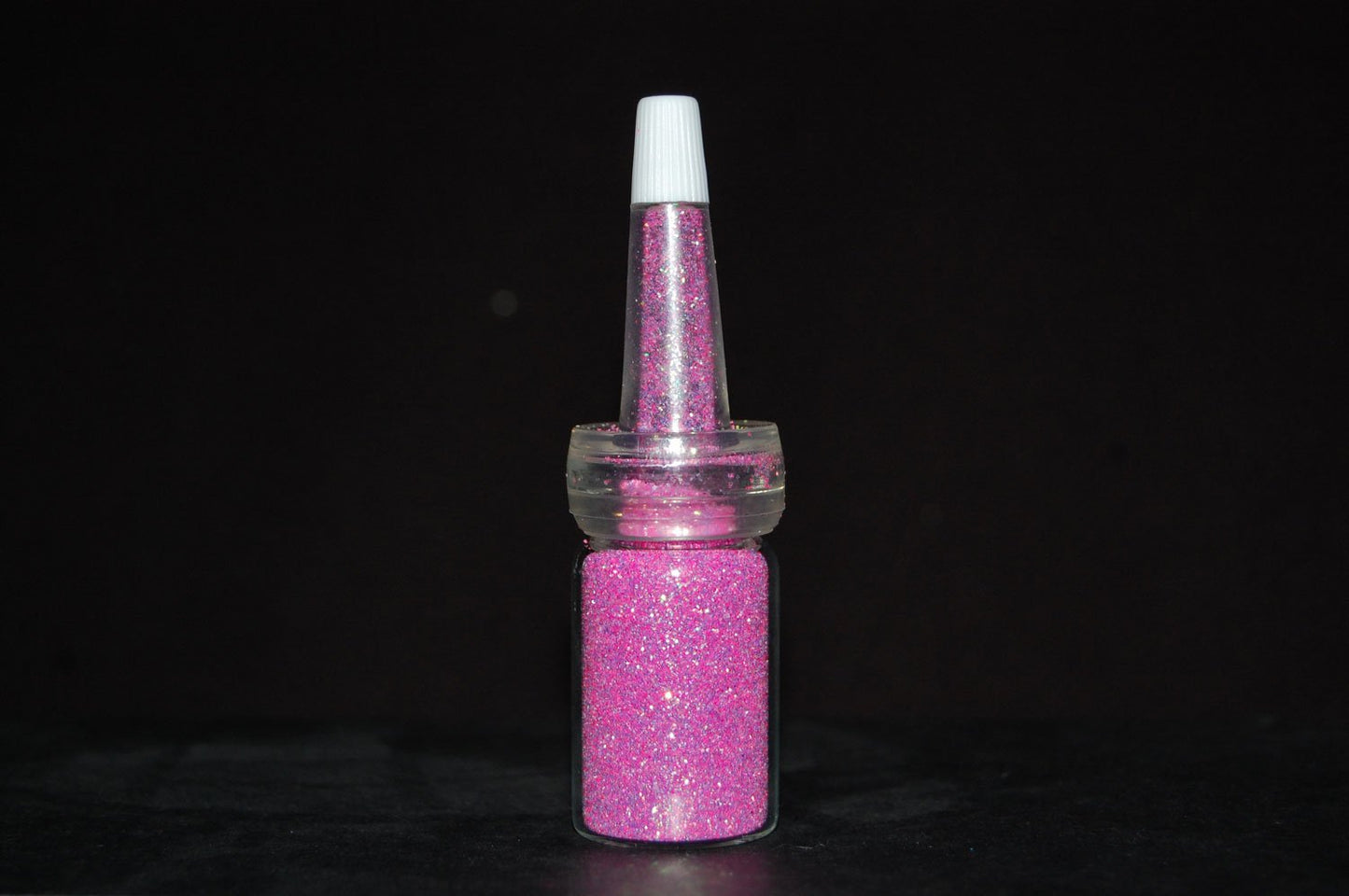 UV Blacklight Reactive Cosmetic Face & Body Glitter Powder (10 Gram Jars) (UV Neon Purple)