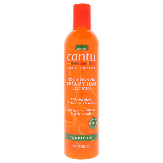 Cantu Conditioning Creamy Hair Lotion with Shea Butter for Natural Hair, 12 fl oz