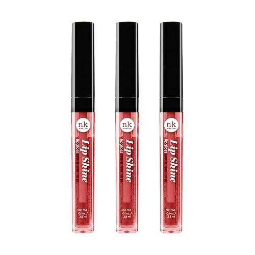 NICKA K NEW YORK Lipshine, Cosmetics, vibrant colors, bright colors, shining lips, lip shine, long lasting (AMZ271)