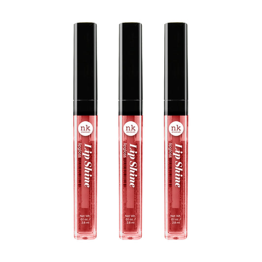 NICKA K NEW YORK Lipshine, Cosmetics, vibrant colors, bright colors, shining lips, lip shine, long lasting (AMZ271) Beauty & Personal Care NICKA K NEW YORK