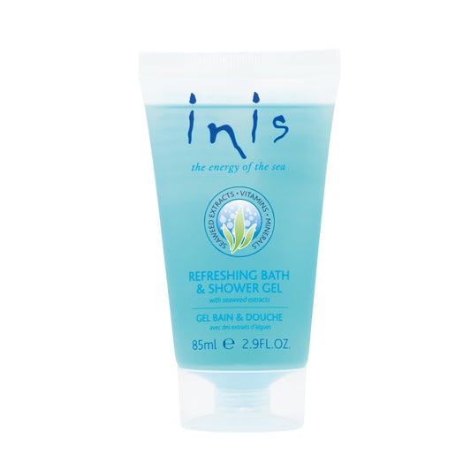 Inis the Energy of the Sea Refreshing Bath and Shower Gel - Travel Size Body Wash for Women and Men - Ocean Fresh Fragrance - 2.9 Fl Oz