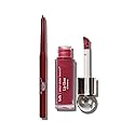 billion dollar brows bdb Lip Gloss with Lip Liner Set - Moisturizing High Shine, Lightweight Glossy, Plumping Lip Gloss, Cranberry
