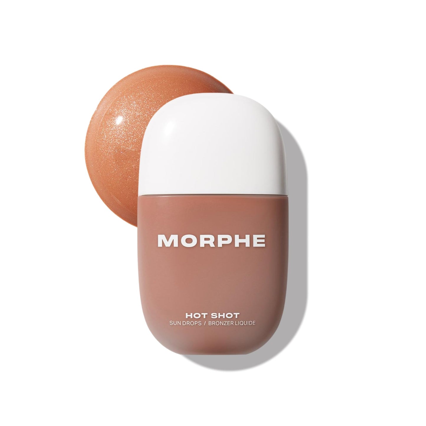 Morphe Hot Shot Sun Bronzing Drops - Waterweight Liquid Bronzer Drops with Niacinamide for Glowing Skin, Hydration & a Natural Radiant Finish - Fire