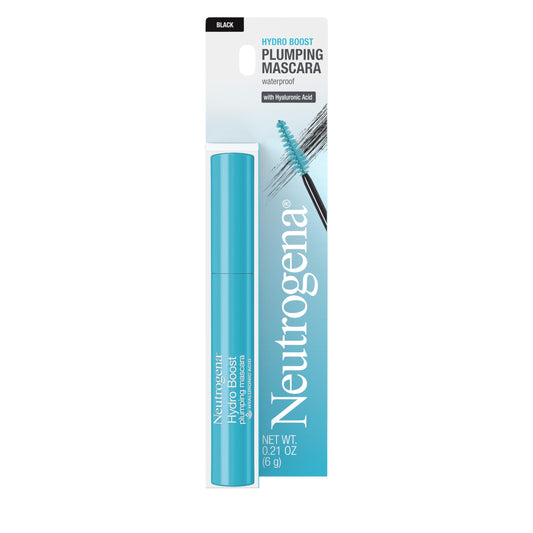 Neutrogena Hydro Boost Waterproof Plumping Mascara with Hydrating Hyaluronic Acid, Enriched formula with Hyaluronic Acid, Vitamin E and Keratin