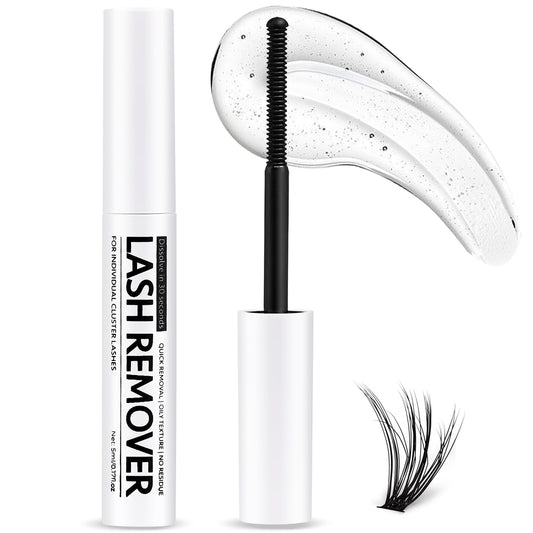 Miuffue Eyelash Glue Remover 5ML Cluster Lash Remover for False Lashes, Bond and Wispys, Gentle Non-irritating Mascara Wand Beauty and Personal Care Miuffue Default Title