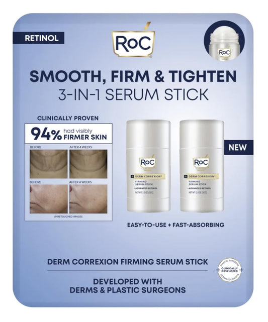 RoC Derm Correxion Firming Serum Stick, 1 oz, 2-pack (Total 2 oz) Beauty & Personal Care RoC
