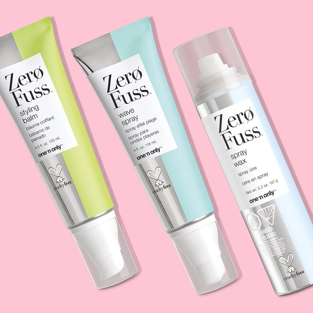one 'n only Zero Fuss Styling Balm, Lightweight with All Day Flexibility, For Hair Types, Enhances Natural Shape, Texture, Wave, and Curl, Adds