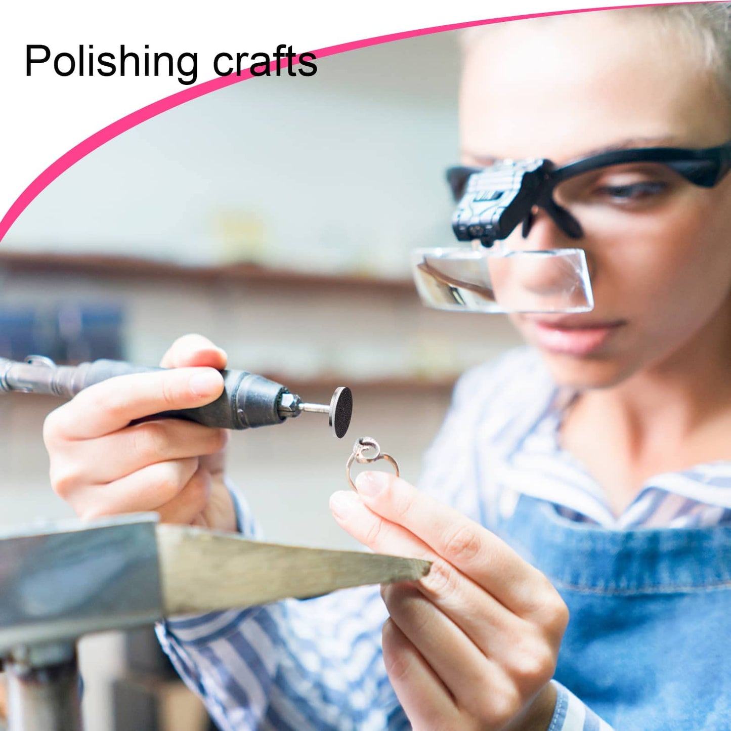 Difenni Sanding Paper Discs with Metal Nail Drill Bit Foot Sandpaper Discs 25mm Foot File Sandpaper Discs #80#150#240 Grits for Manicure Pedicure