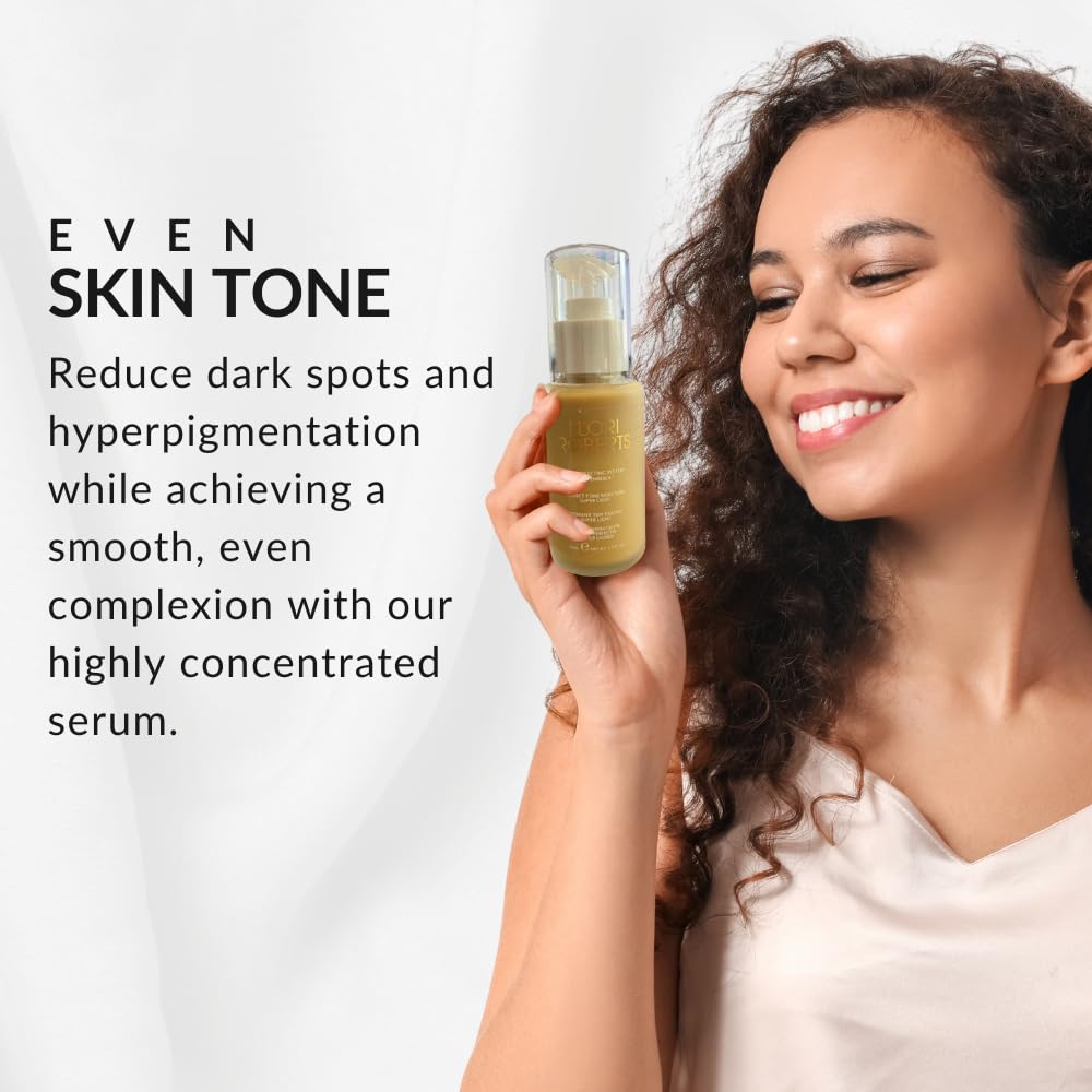 Perfect Tone Moisture Serum by Flori Roberts, Reduces Appearance of Dark Spots, Hyperpigmentation, Lines and Wrinkles, Boosts Radiance