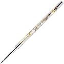 PANA 3D Kolinsky Nail Art Brush - Gold Glitter Handle, Size 2 - Acrylic Nail Art Sculpture Brush for Manicures Pedicure Salon Professional or Beginner Beauty & Personal Care PANA