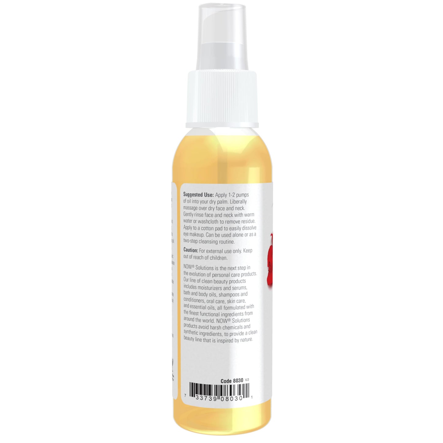 NOW Solutions, Soothing Rose Facial Cleansing Oil With Jojoba Oil, Vitamin E and Rose Absolute, 4 Fluid Ounce