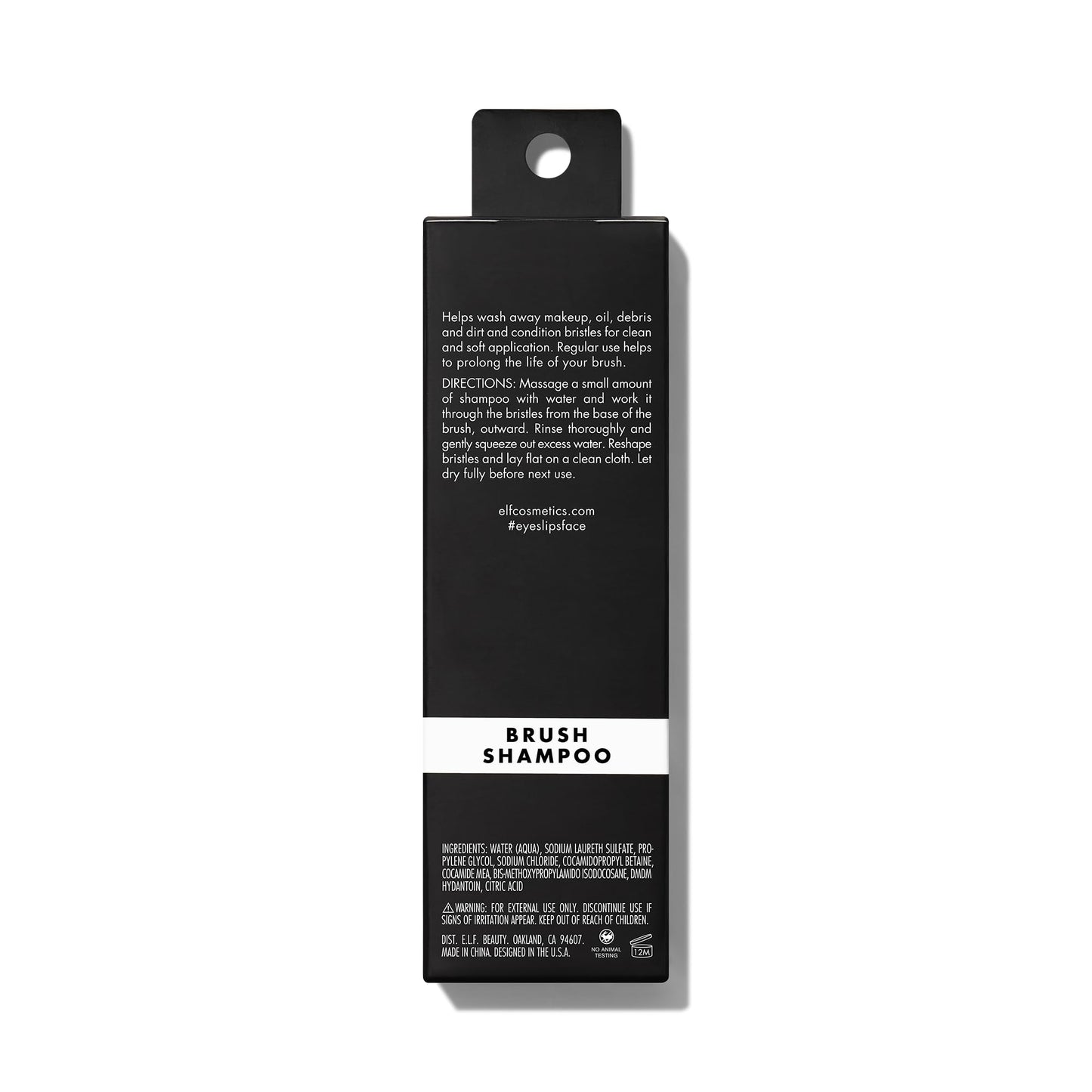 e.l.f. Makeup Brush Shampoo, Gentle Bristles Conditioner To Easily Remove Oils & Dirt From Makeup Brushes, 4.1 Fl Oz, Vegan & Cruelty-Free
