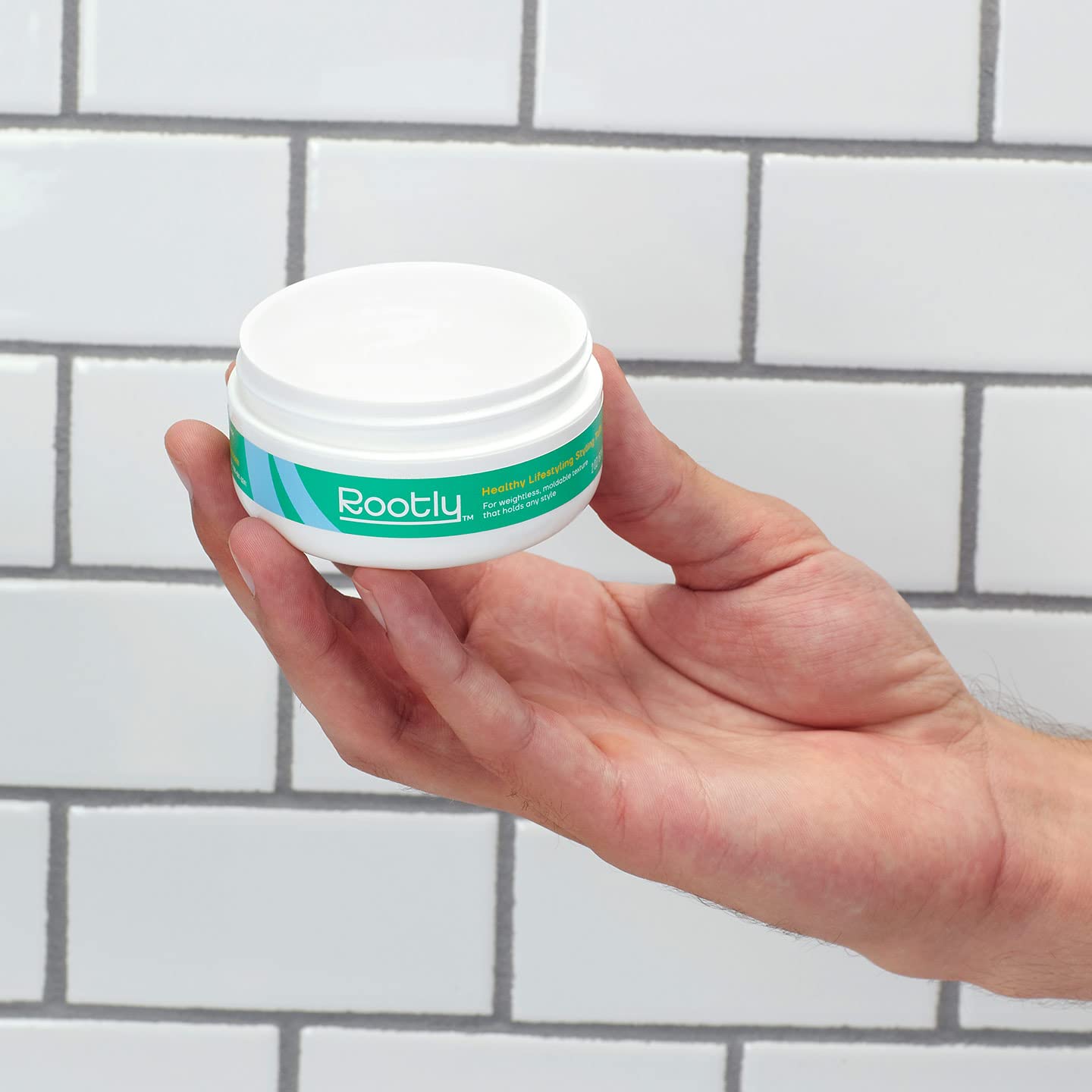 Rootly Hair Styling Cream – Conditions & Protects, Strengthens with Keratin & Protein, Nourishes Hair & Scalp, Controls Hair, Paraben-Free, Unscented