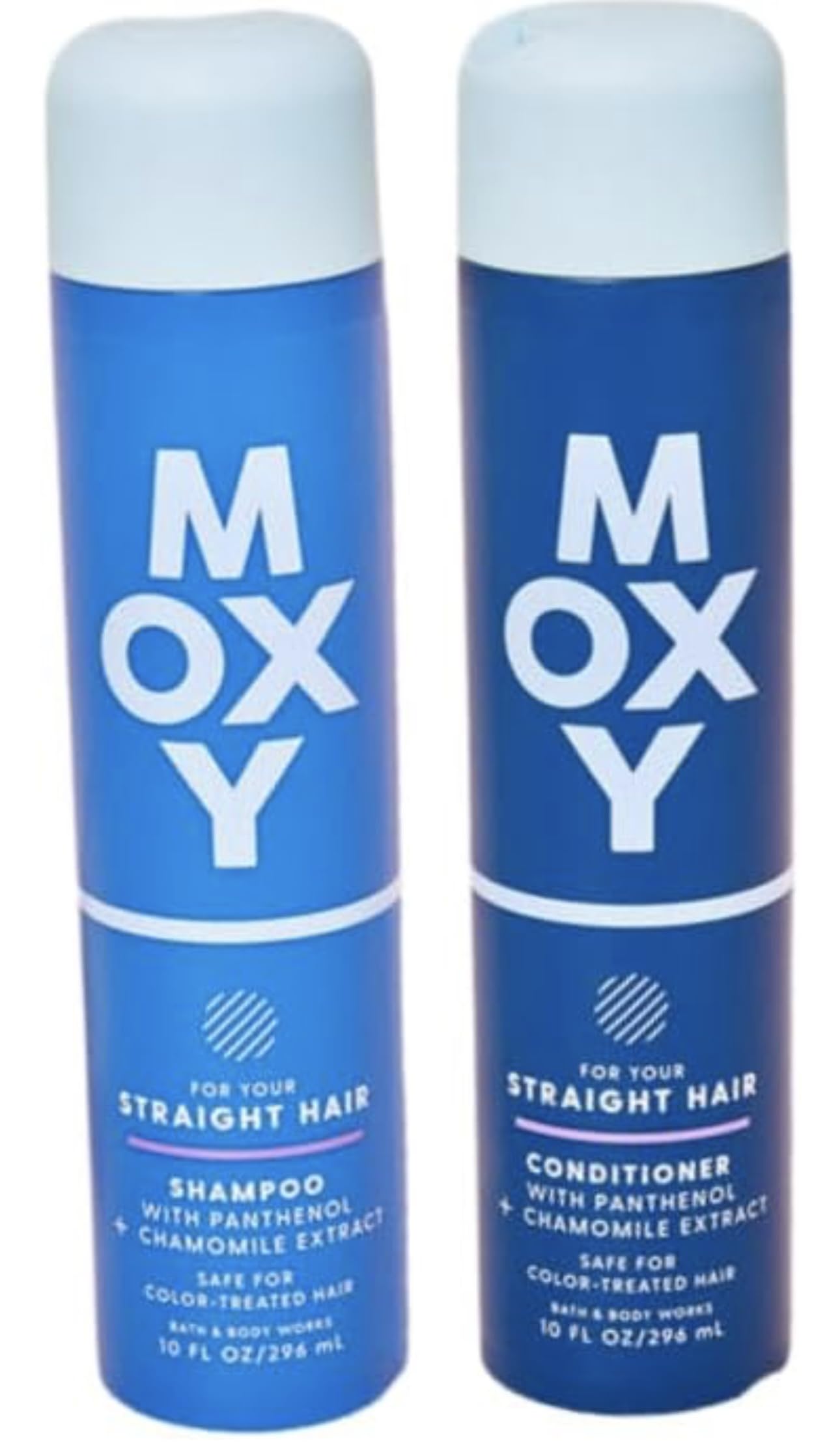 Bath & Body Works Moxy Shampoo + Conditioner Set, 10oz Each Bottle (Curly Hair), Off White