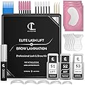 2 in 1 Lash Lift Kit and Brow Lamination Kit | Instant Perming, Lifting & Curling for Eyelashes & Eyebrows | Professional Salon Results Lasting 6-8