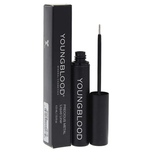 Youngblood Precious metal liquid liner - sterling by youngblood for women - 0.15 oz eyeliner, 0.15 Ounce