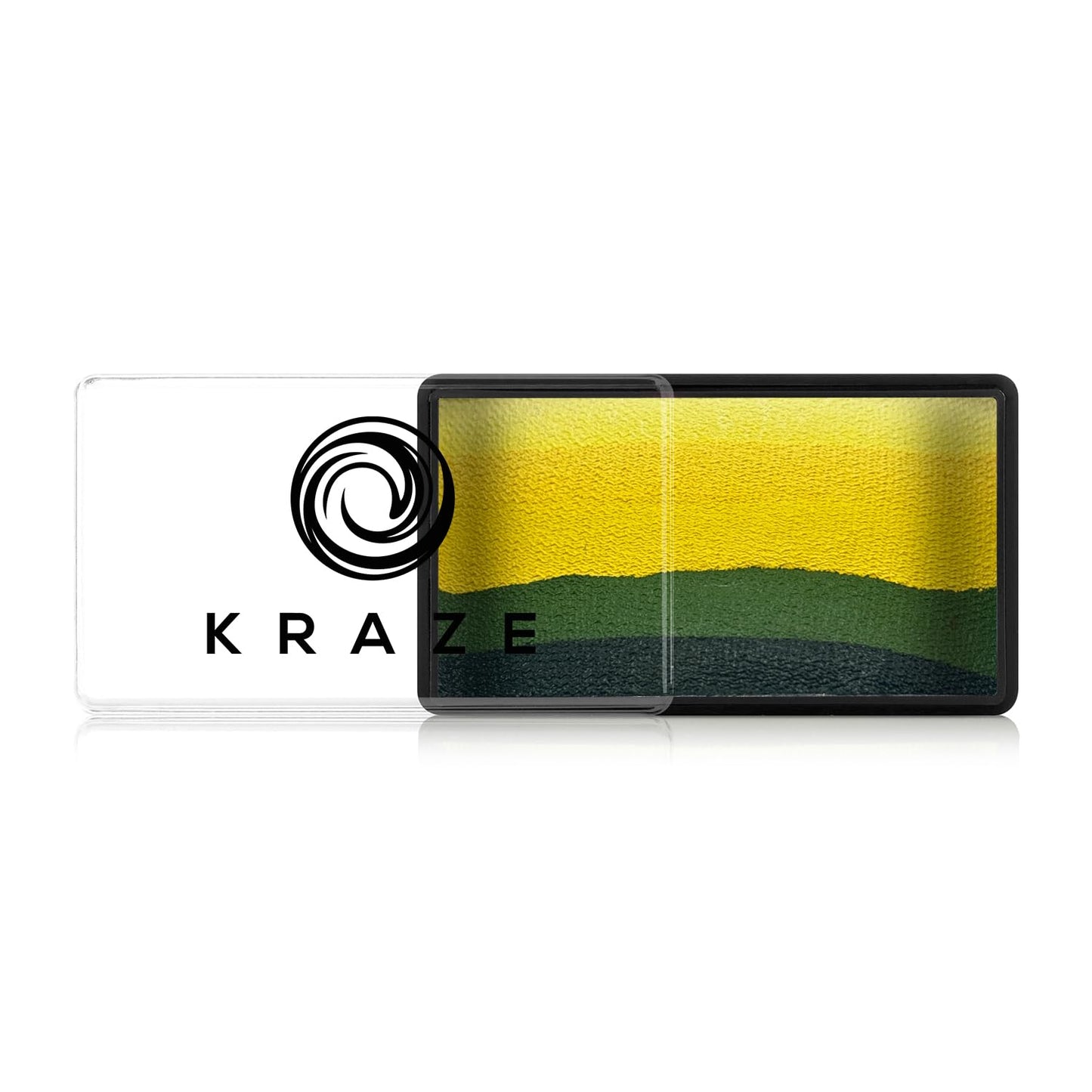 Kraze FX Dome Stroke - Winter Leaf by Linnea (25 gm), Professional 1-Stroke Split Cake, Hypoallergenic, Non-Toxic, Water Activated Face & Body