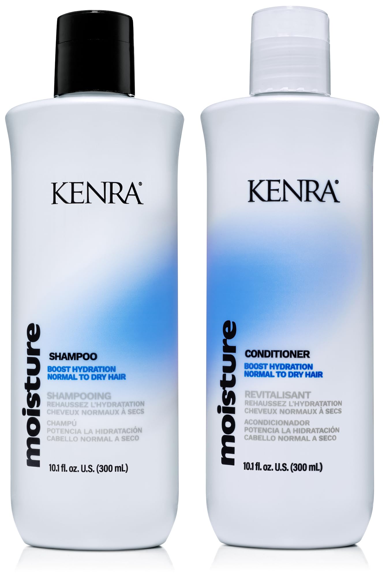 Kenra Professional Moisture Shampoo & Conditioner Set | Boost Hydration | Improve Manageability and Shine | Nourish Dry Hair | Color Safe | Efforless