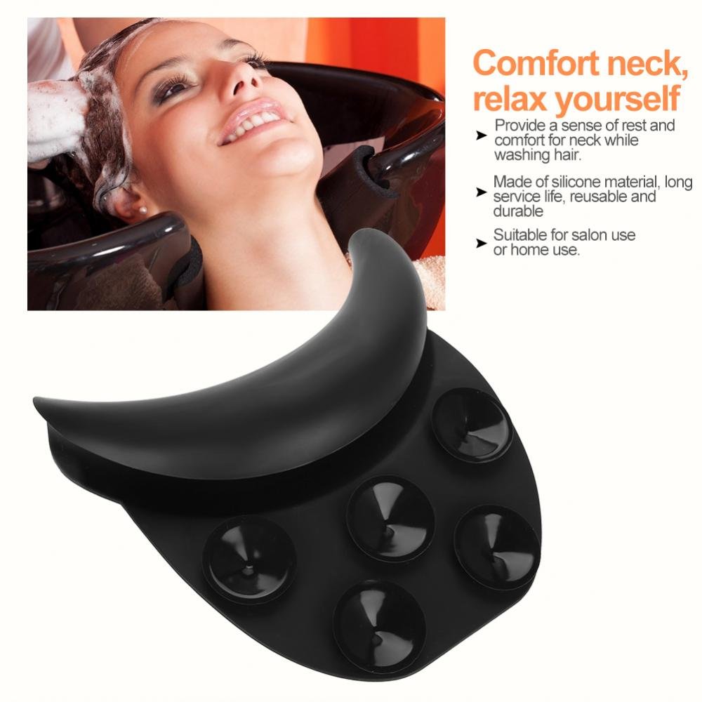 Soft Silicone Shampoo Bowl Neck Rest,Neck Rest For Sink Hair Washing,Silicone Shampoo Neck Head Rest Cushion, Soft Hairdressing Backwash Bowl Hair Beauty and Personal Care Semme