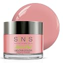 SNS Nail Dip Powder, Gelous Color Dipping Powder - Fun In Bogota (Purple/Mauve, Cream) - Long-Lasting Dip Nail Color Lasts 14 Days - Low-Odor & No UV Beauty & Personal Care SNS Healthy Natural Nails