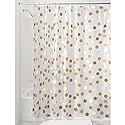 iDesign Gilly Dot PEVA Shower Curtain - Metallic
