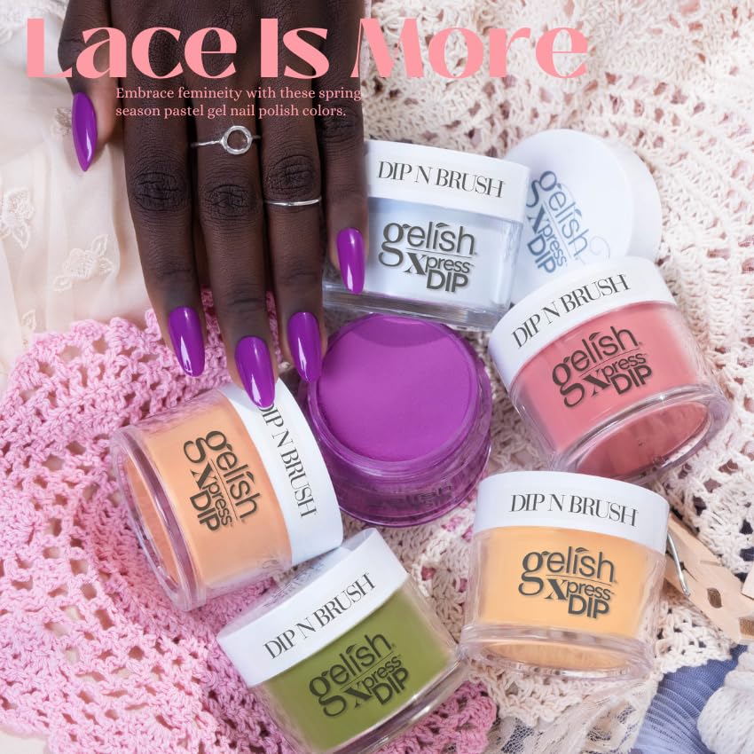 Gelish Lace is More Collection Xpress Dip Powder Manicure - Freshly Cut, 1.5 oz Beauty & Personal Care Gelish