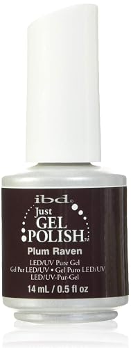 IBD Just Gel Nail Polish, Plum Raven, 0.5 Fluid Ounce Beauty & Personal Care IBD