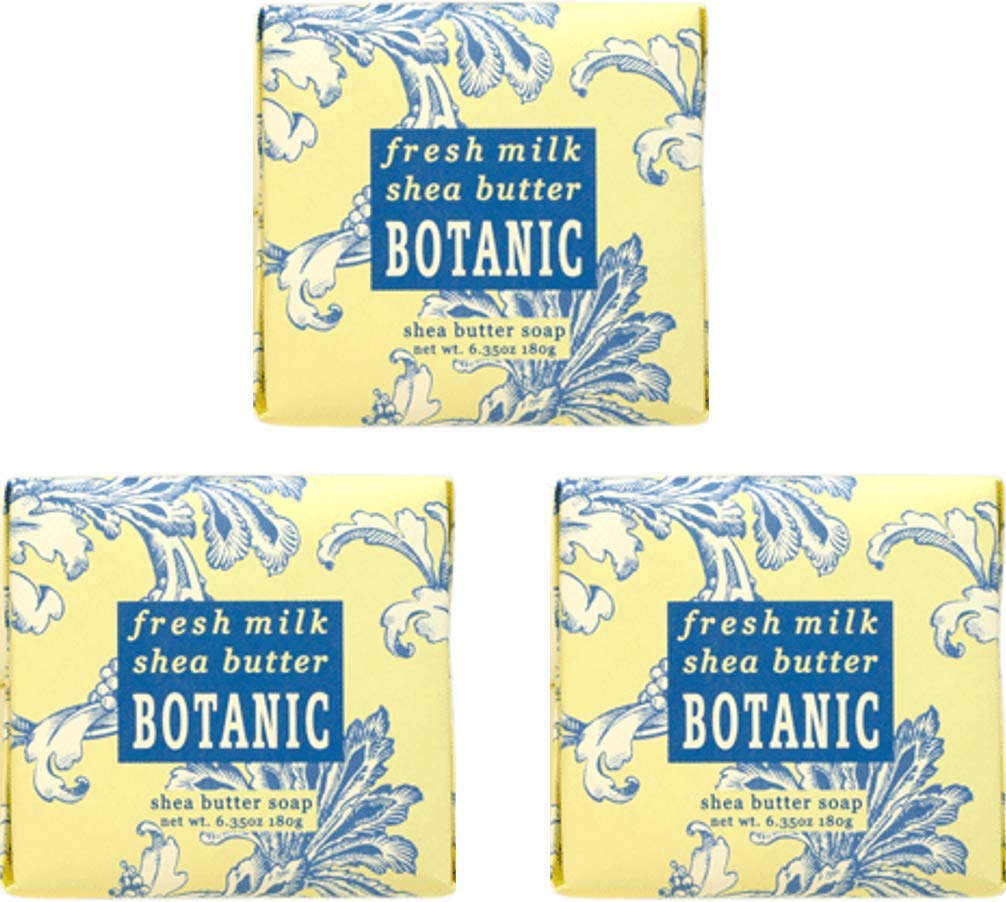 Greenwich Bay Cleansing Spa Soap, Shea Butter, and Cocoa Butter. Blended with Loofah and Apricot Seed, No Parabens, No Sulfates 6.35 Ounce (3 Pack)