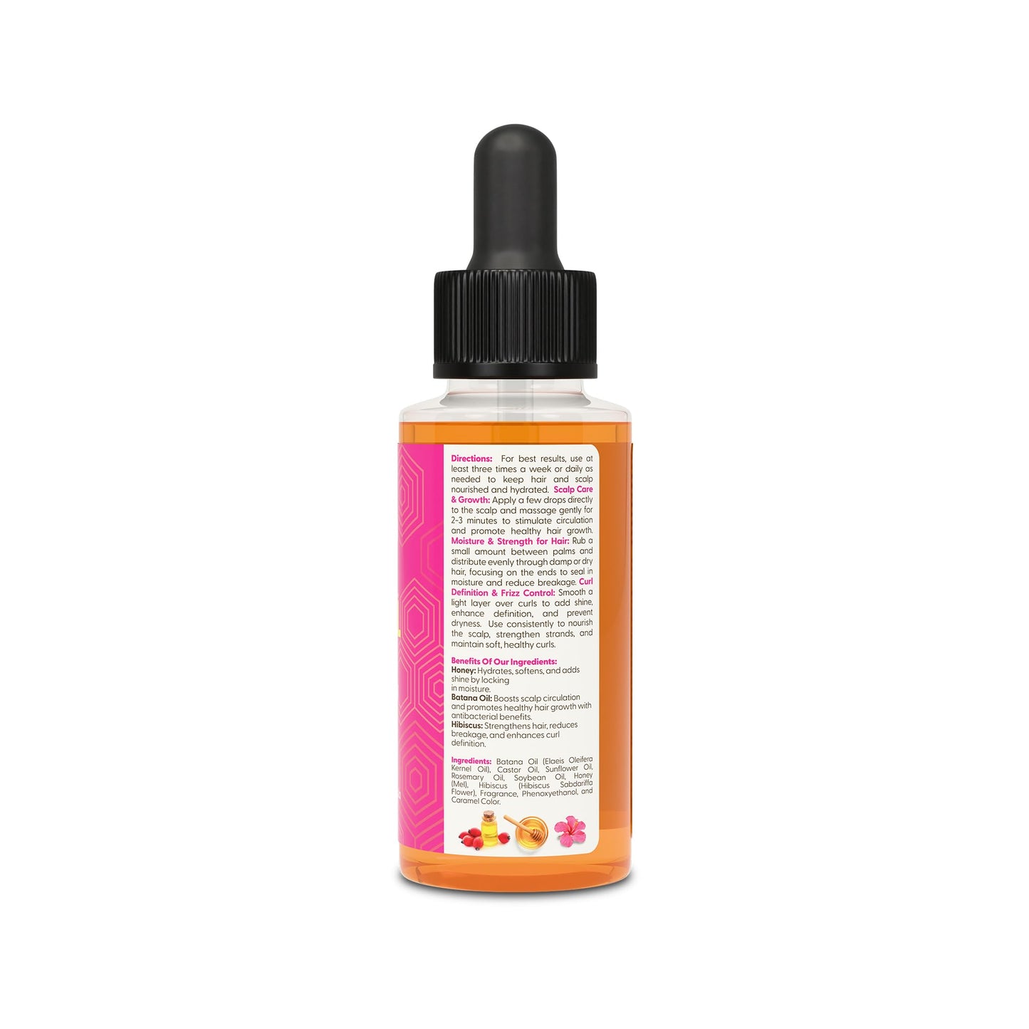 Taliah Waajid Love My Natural Hair Batana Oil Gro Drops 2oz - For Hair & Scalp with Batana Oil - Strengthens, Soothes Dry Scalp & Promotes Healthy