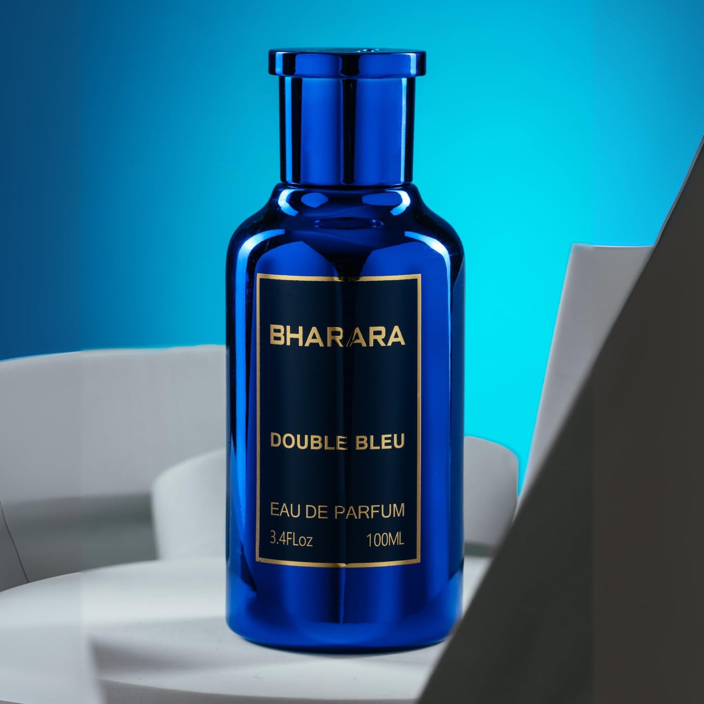 Bharara Double Bleu Pour Homme Eau De Parfum For Men 3.4 oz /100 ML