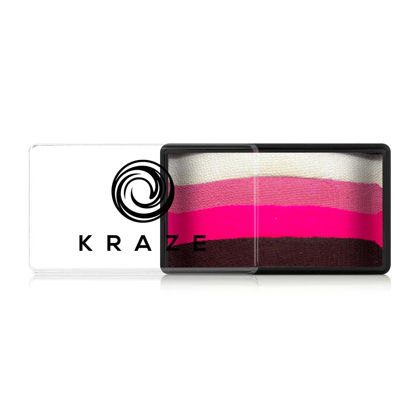 Kraze FX Dome Stroke - Rose Garden by Linnea (25 gm), Professional 1-Stroke Split Cake, Hypoallergenic, Non-Toxic, Water Activated Face & Body