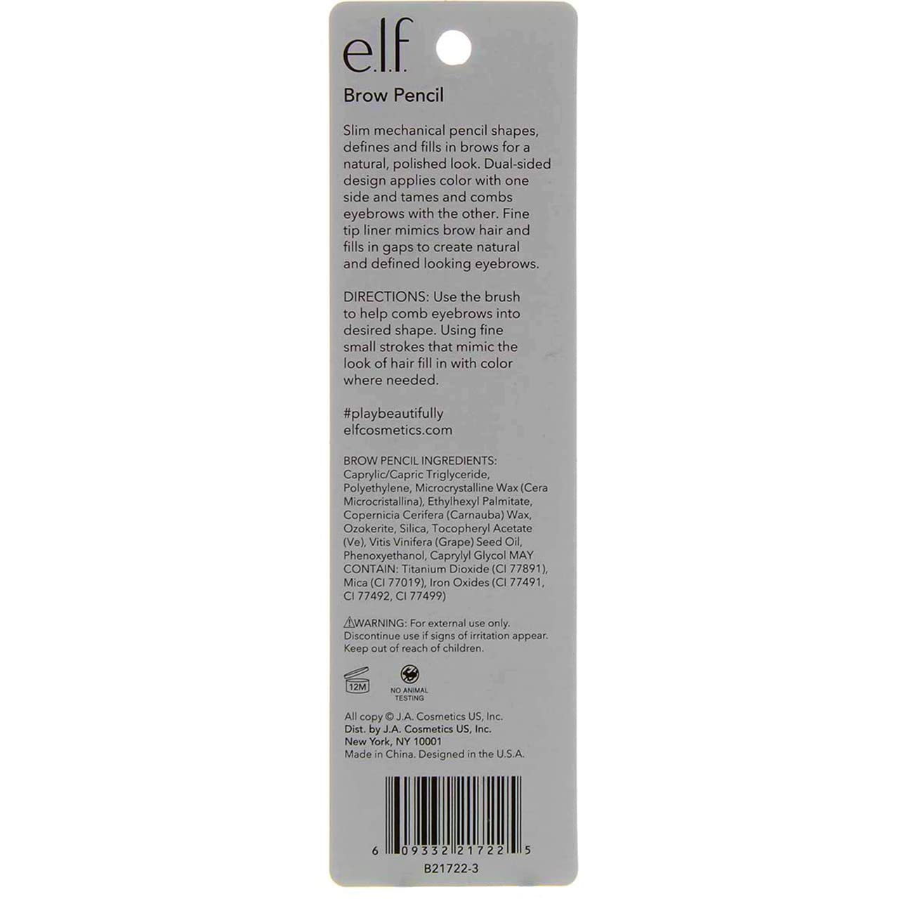 e.l.f. Essential Instant Lift Eyebrow Pencil Neutral Brown (2 Pack)