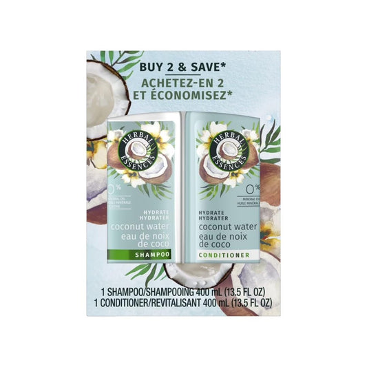 Herbal Essences Hydrate Shampoo & Conditioner Set, Moisturizing for Dry Hair Beauty & Personal Care Herbal Essences