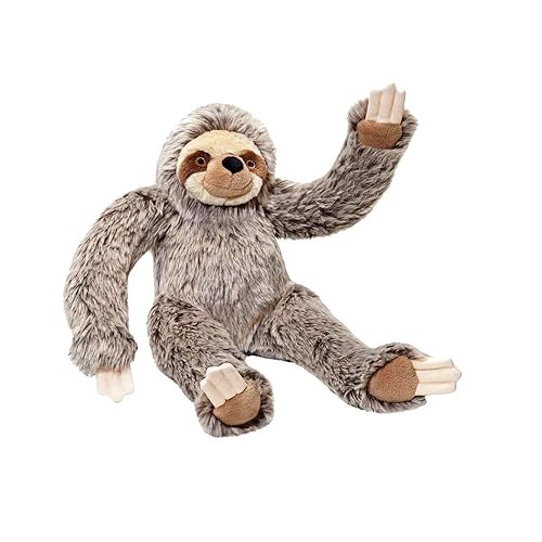 Fluff and Tuff Tico Sloth Plush Dog Toy, Large, 15-Inches