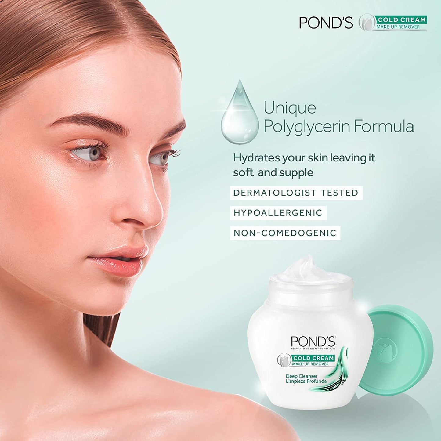 Pond's Cold Cream Cleanser 9.5 oz (Pack of 6)