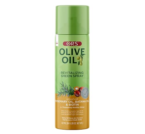 ORS Olive Oil Revitalizing Sheen Spray with Rosemary, Batana & Biotin Oil 10 Ounces