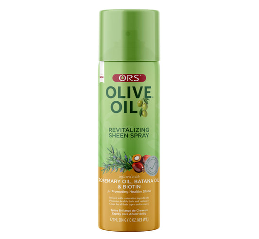 ORS Olive Oil Revitalizing Sheen Spray with Rosemary, Batana & Biotin Oil 10 Ounces