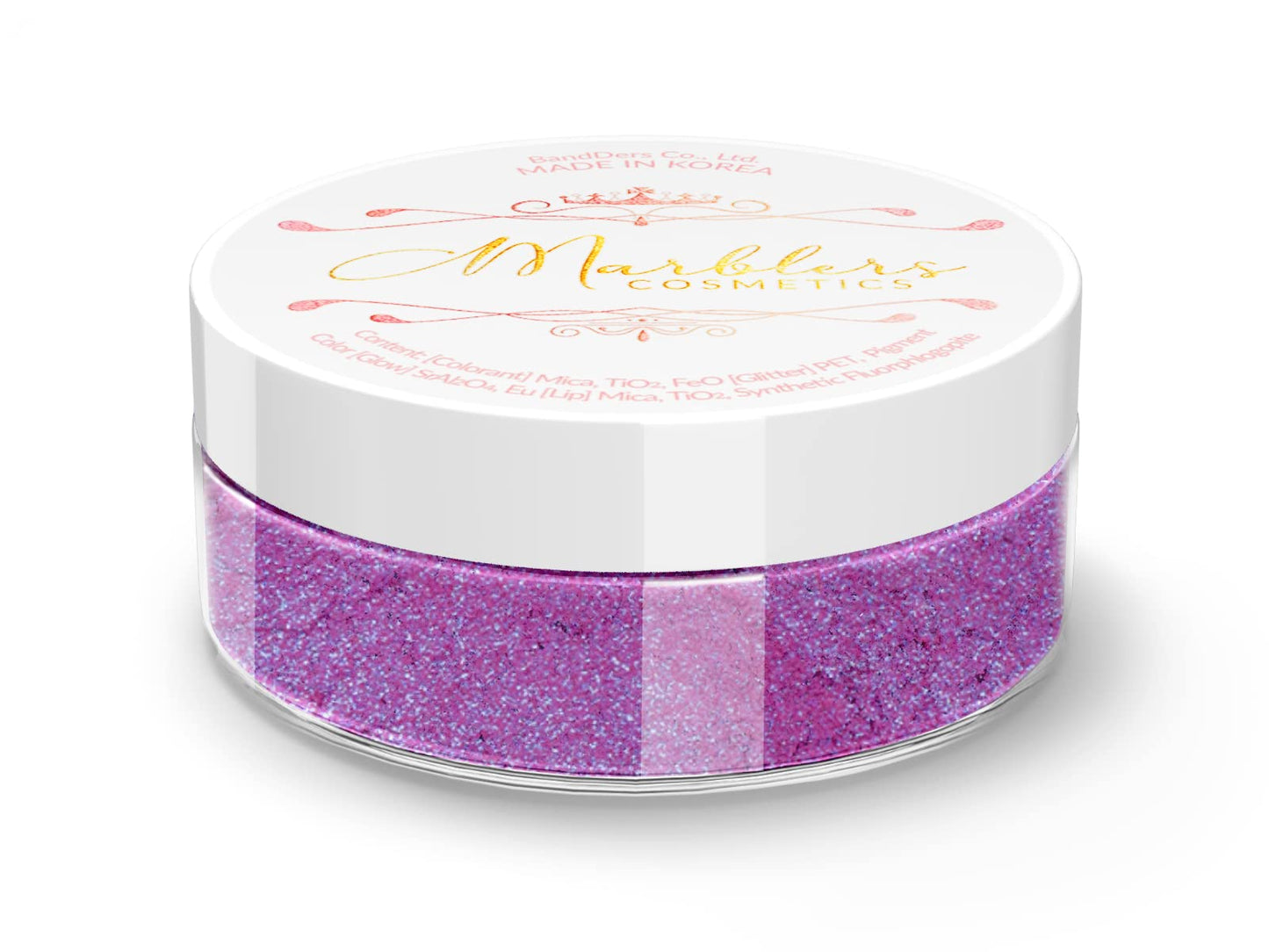MARBLERS Fine Synthetic Mica Powder [My Lilac] 0.11oz (3g) | Highly Pigmented | Non-Toxic, Vegan, Cruelty-Free | Lip Gloss, Lipstick, Bath Bomb, Nail