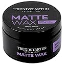 TRENDSTARTER - MATTE WAX (4oz) - Firm Hold - Matte Finish - Water Based All-Day Hold Hair Styling Pomade - Flake-Free Styling Wax for All Hair Types