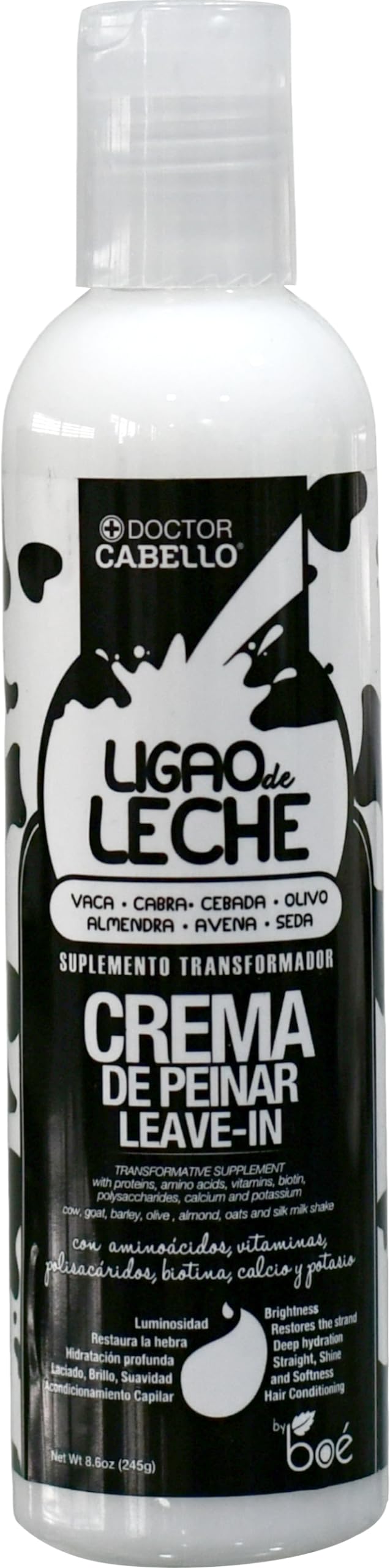 Doctor Cabello Ligao De Leche Combo Set - Suero leave-in 8.6oz and shampoo 13.2oz