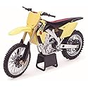 New-Ray 1/12 Suzuki RM-Z450 2014 Suzuki Motocross/Off-Road Bike, Yellow, (57643)