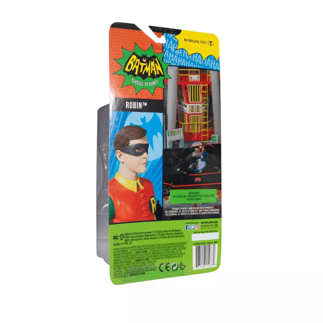 McFarlane Toys DC Batman 1966 TV Series Robin Action Figure