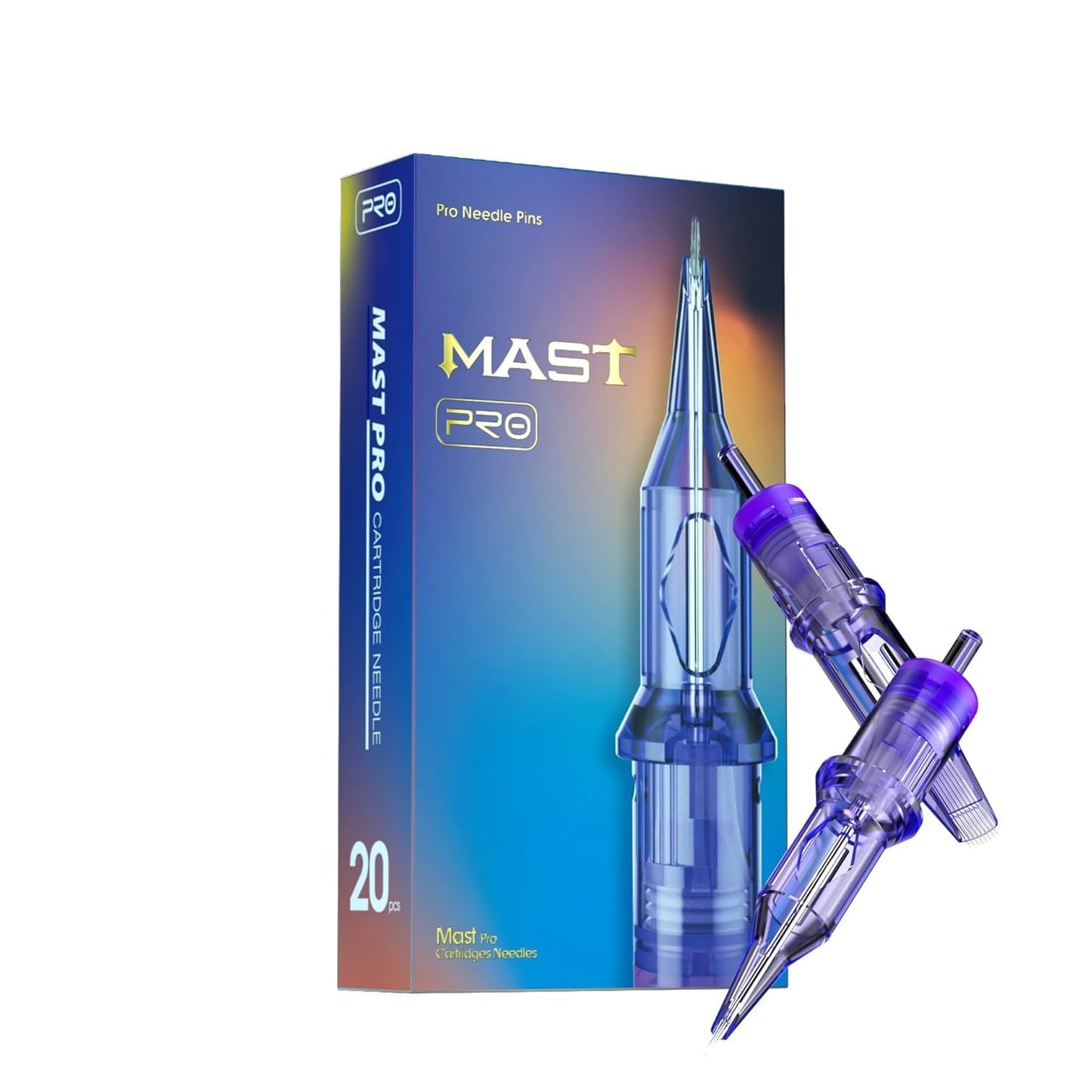 Mast Pro Tattoo Cartridges 20Pcs Disposable Needles Bugpin Round Magnum 1205RM Beauty and Personal Care MAST TATTOO Default Title