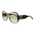 Salvatore Ferragamo Geometric Sunglasses SF942S 326 Khaki 61mm 942