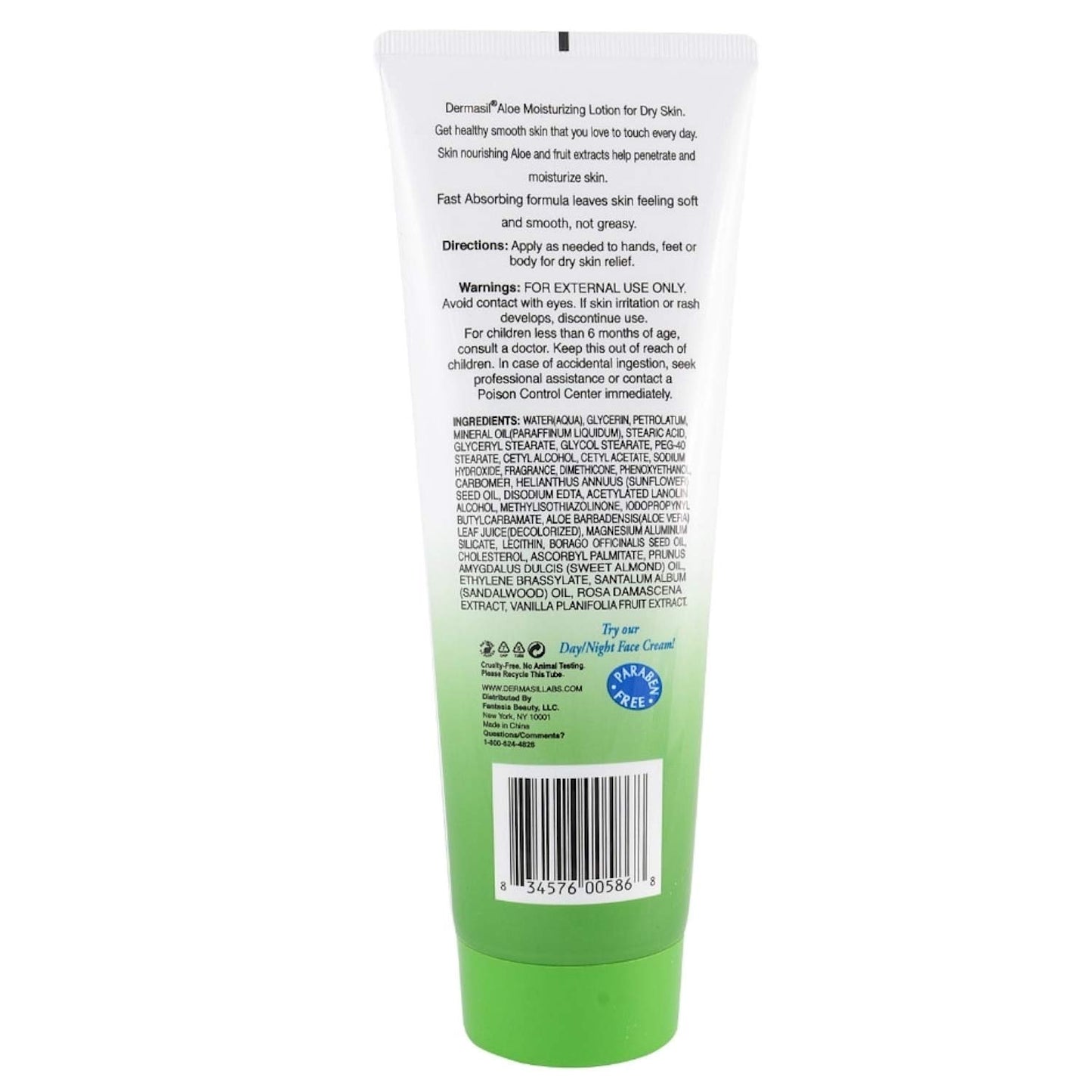 Aloe Fresh Moisturizing Body Lotion 8 fl oz by Dermasil Labs (pack of 6)