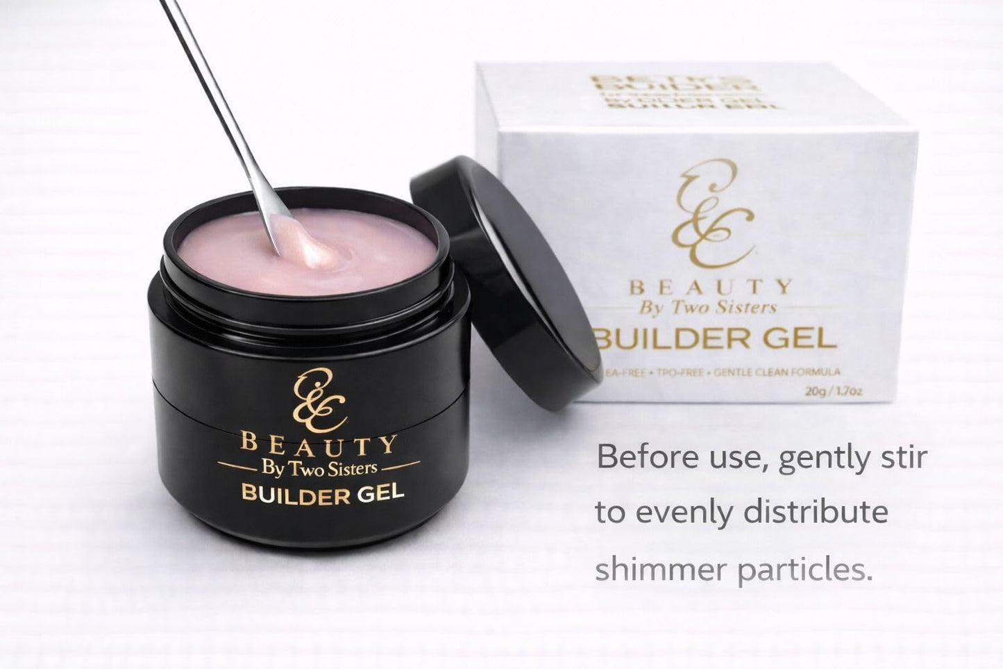 O&E Beauty by two sisters Builder Gel for Nails #OE01- Bare Pearl, HEMA-Free, TPO-Free, Avoided over 20 Ingredients, 20g (#OE10- Amber Mist) Beauty & Personal Care O&E Beauty by two sisters
