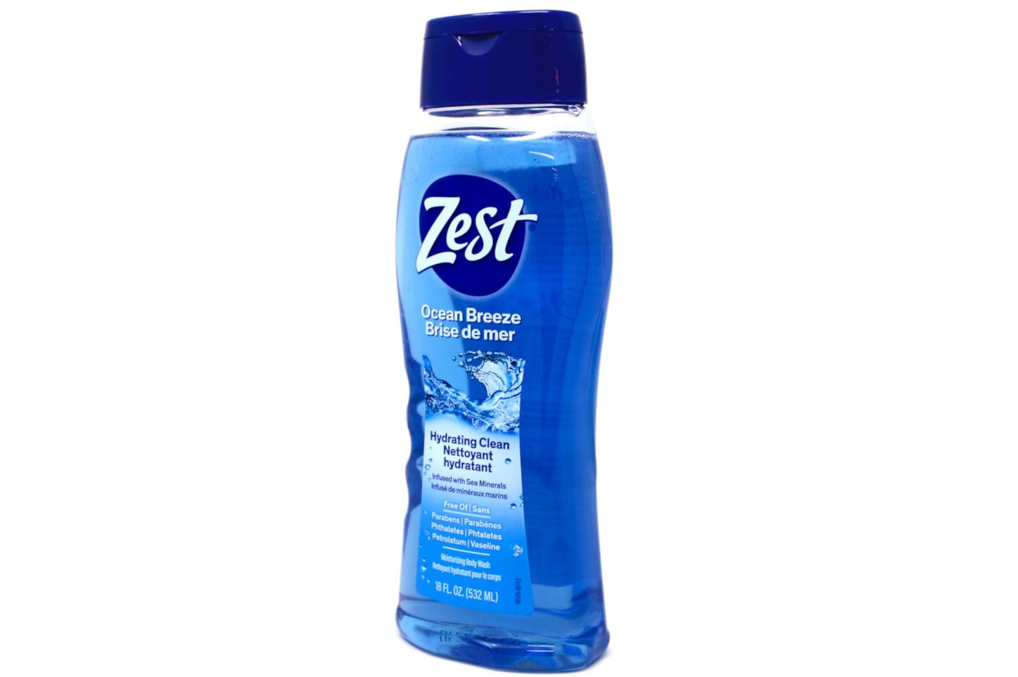 Zest Body Wash, Ocean Breeze, 18 Fl Oz - Packaging May Vary