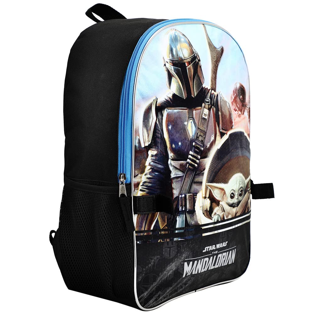 Bioworld Star Wars The Mandalorian Grogu Backpack with Lunch Box