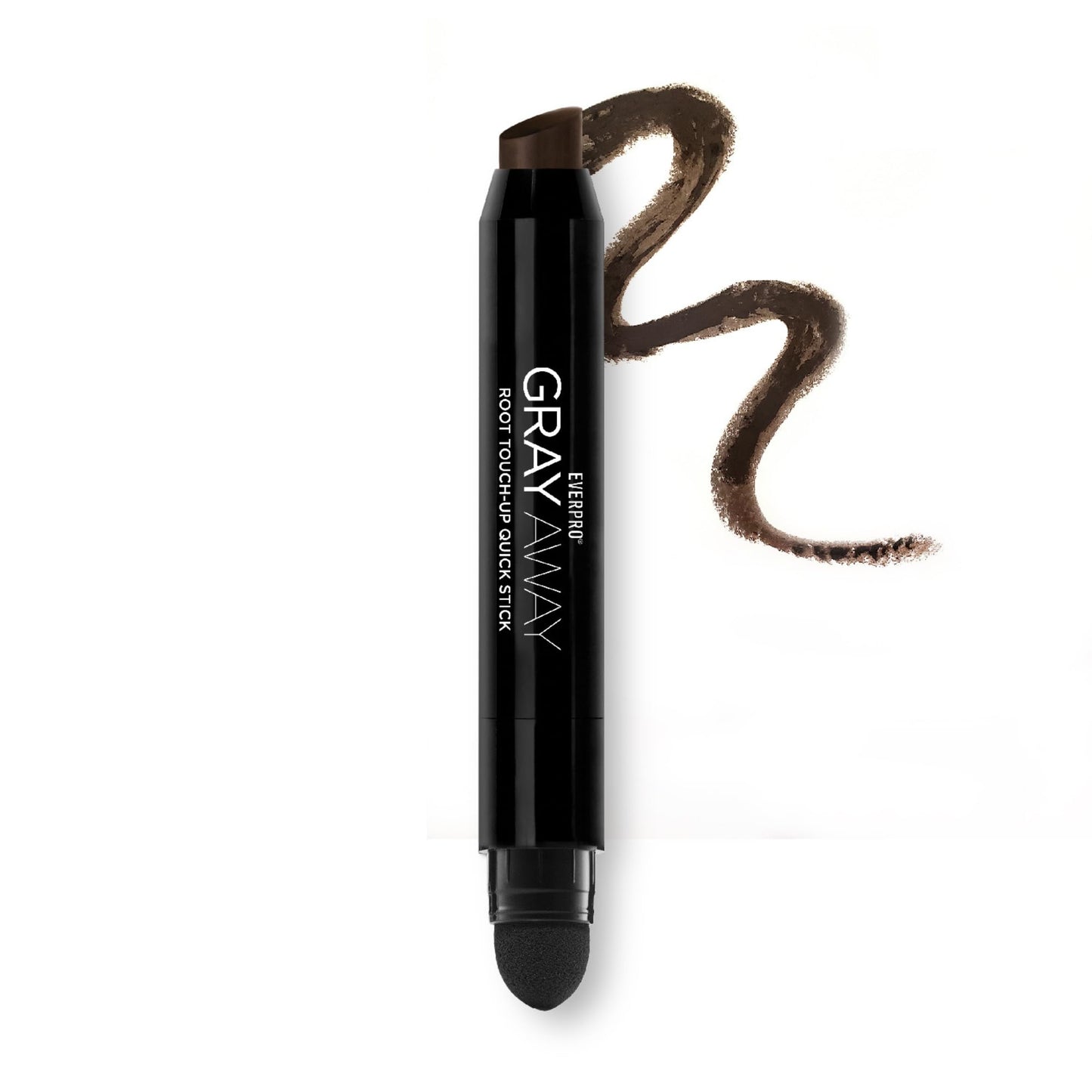 Everpro Gray Away Root Touchup Quick Stick Black/Dark Brown 0.10 Ounce (3ml) (3 Pack)