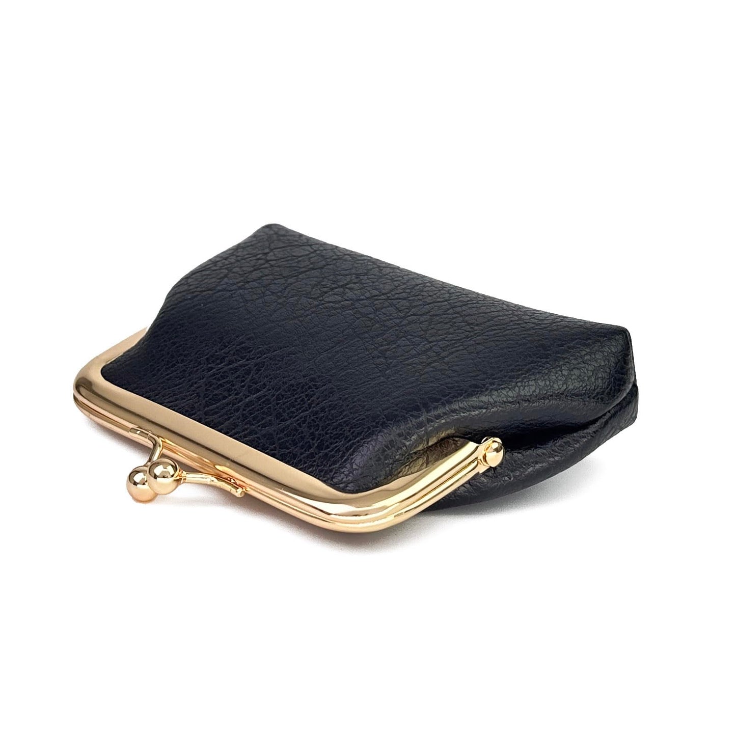 Lavogel Coin Purse, Kiss Lock Coin Purse for Women, Large Capacity Coin Pouch,Vintage Change Purse Cute Car Coin Holder for Women (1-Black)